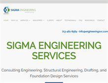 Tablet Screenshot of engineeringsvc.com